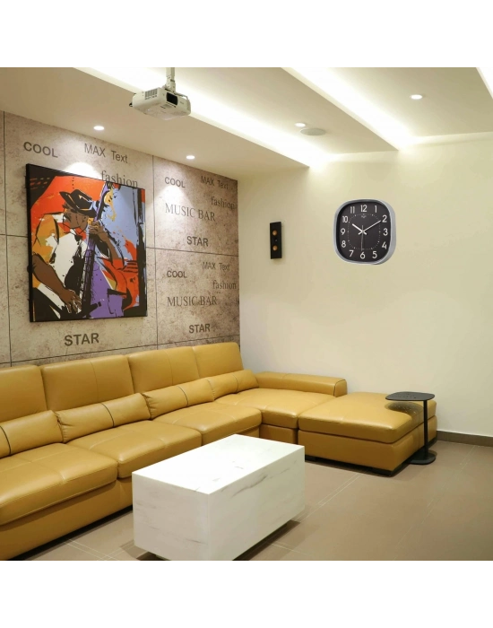 Krom 31 Cm Dekoratif Lüks Duvar Saati