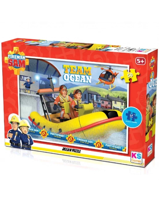 ®  KS Fireman Sam 50 Parça Puzzle