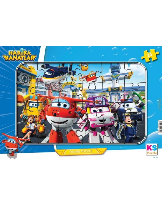® Ks Games 24 Parça Harika Kanatlar Frame  Puzzle