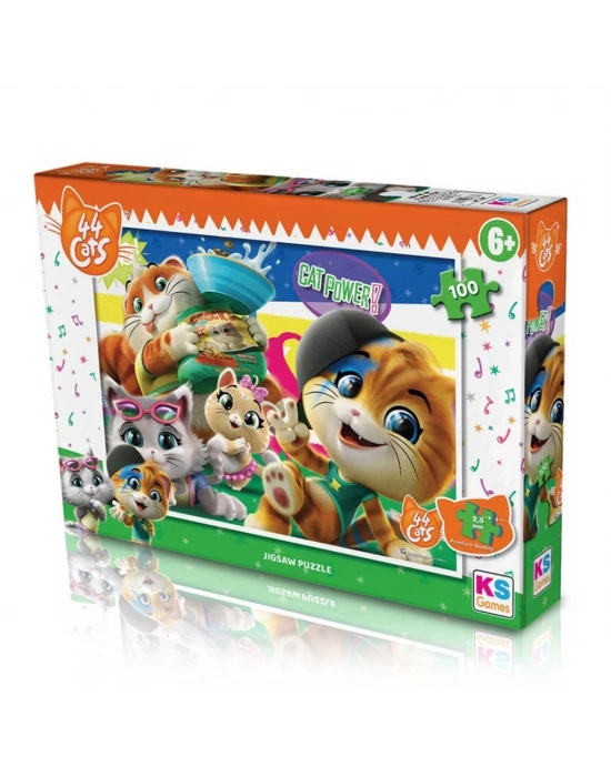 ®  KS Games 44 Cats 100 Parça Puzzle