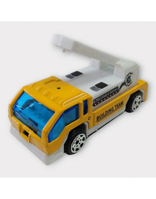 Küçük Metal İnşaat Araçları 7 cm - Kurtarma Kamyonu