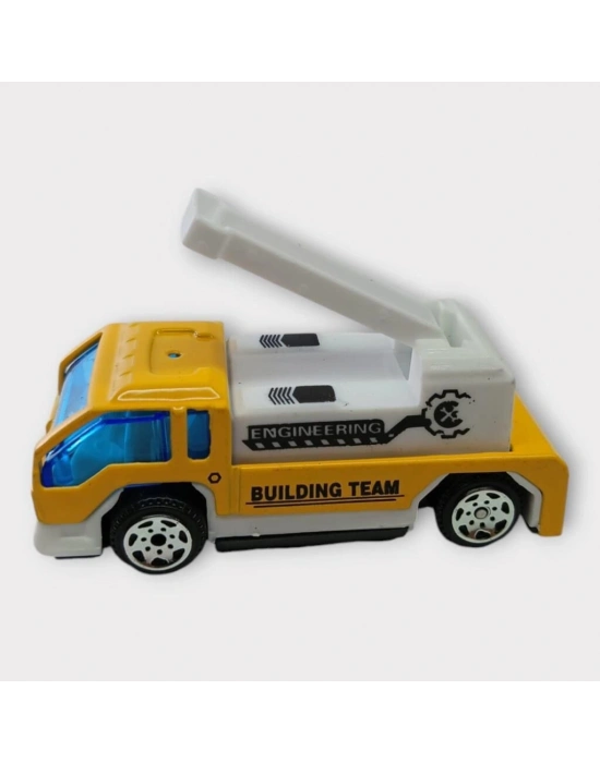 Küçük Metal İnşaat Araçları 7 cm - Kurtarma Kamyonu