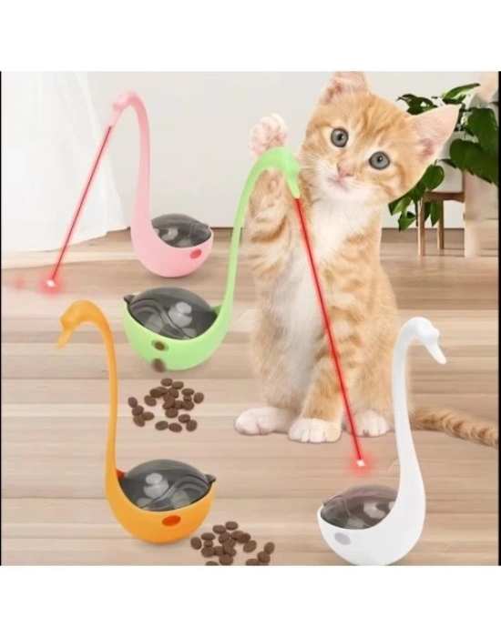 Kuğu Şeklinde Lazerli Kedi Oyuncağı
