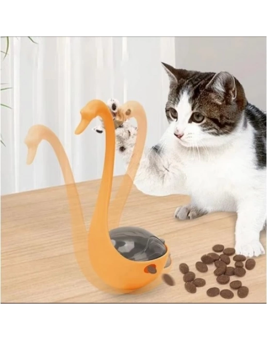 Kuğu Şeklinde Lazerli Kedi Oyuncağı