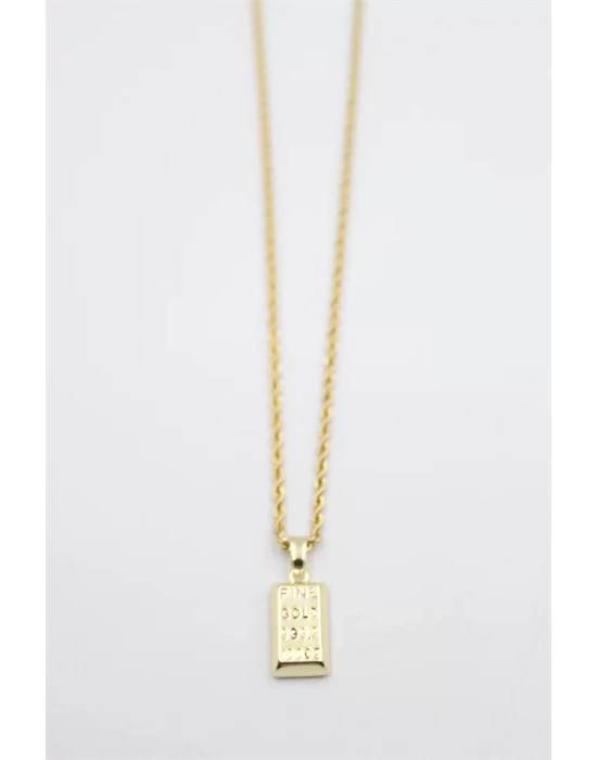 Külçe Altın Kolye - Altın