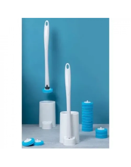 Kullan At Süngerli Tuvalet Temizleme Seti