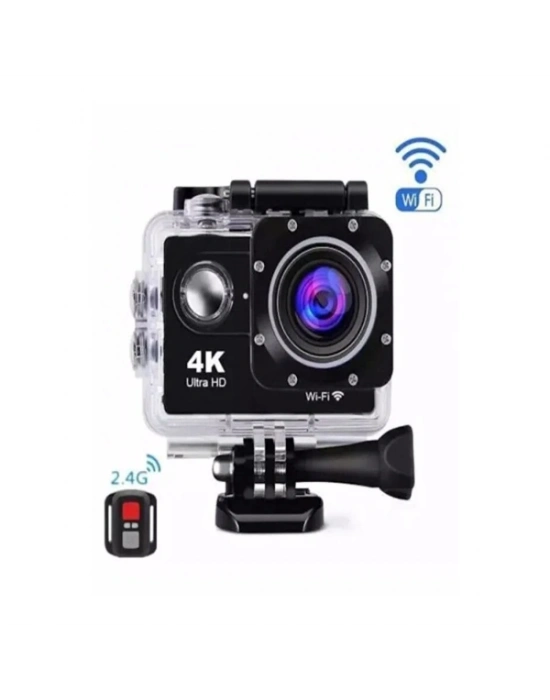 Kumandalı 4K Wi-Fi Aksiyon Kamerası