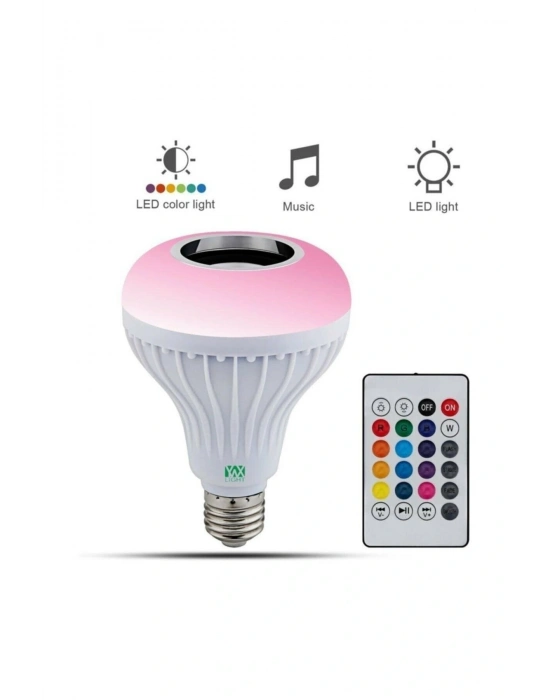 Kumandalı Bluetooth Disco Ampul Rgb