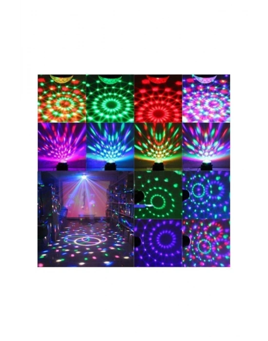 Kumandalı Kristal Led Rgb Disko Topu