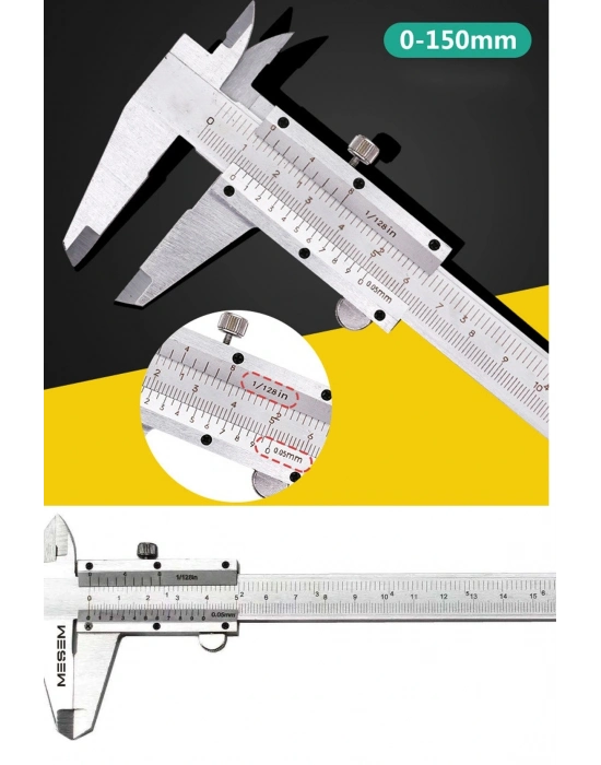Kumpas - Çelik Kumpas 0,01 Mm - 150mm 6inc
