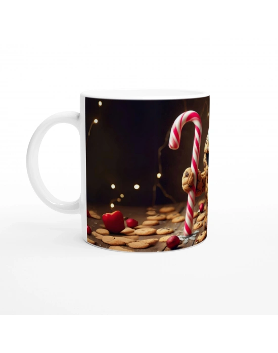 Kurabiye Canavarı Yılbaşı Partisi Temalı Çocuklara Özel Baskılı Kupa Bardak