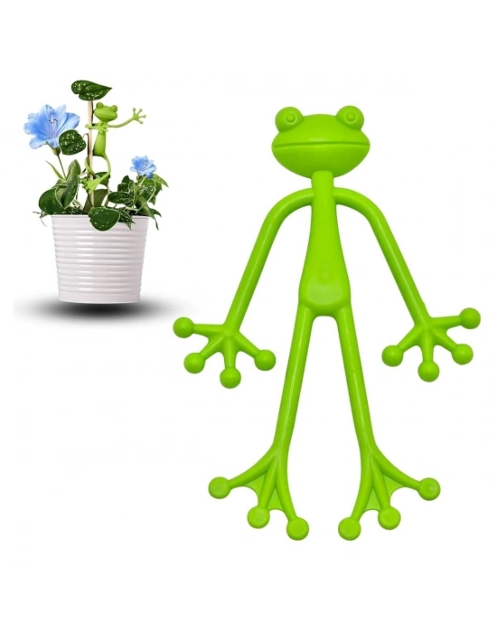 ®  Kurbağa Şeklinde Bitki Sabitleyici – Bahçe ve İç Mekan Bitkileri İçin Dal ve Gövde Destek Aparatı, Çok Amaçlı Bitki Tutucu Klips