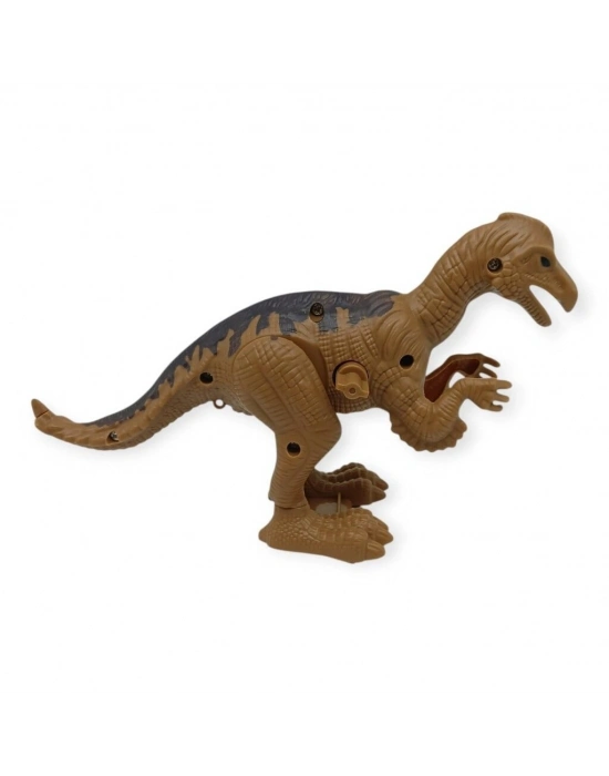 Kurmalı Dinazor Figürleri 20 cm - Anatosaurus - Kahverengi