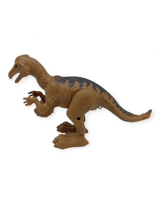 Kurmalı Dinazor Figürleri 20 cm - Anatosaurus - Kahverengi