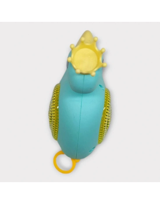 Kurmalı Işıklı Sevimli Flamingo - Yeşil