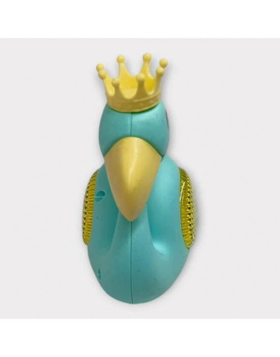 Kurmalı Işıklı Sevimli Flamingo - Yeşil