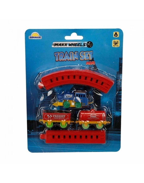 ® Kurmalı Raylı Mini Tren Seti 11 Parça