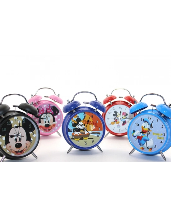 Kuromi, Hello Kitty, Mickey Mouse Masa Üstü Çalar Saat