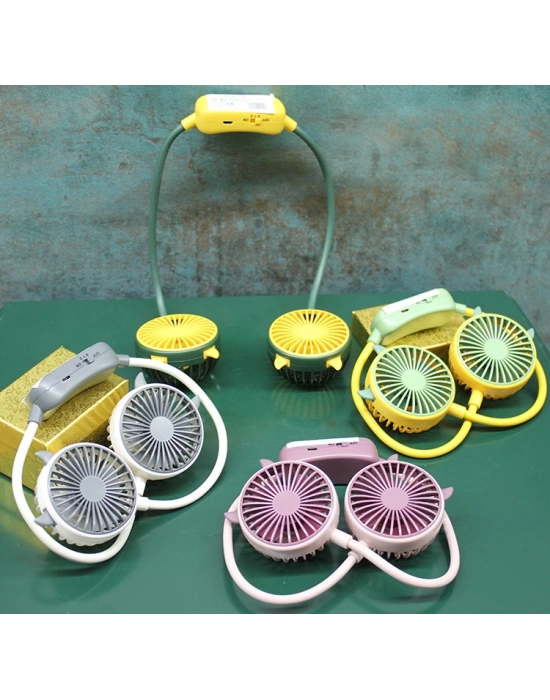 Kuromi Şarjlı Boyun Fanı Vantilatör 2 Kademeli Model 2