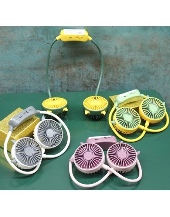 Kuromi Şarjlı Boyun Fanı Vantilatör 2 Kademeli Model 2