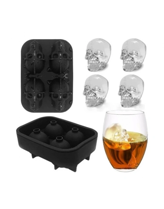 Kuru Kafa Şekilli Silikon Buz Kalıbı