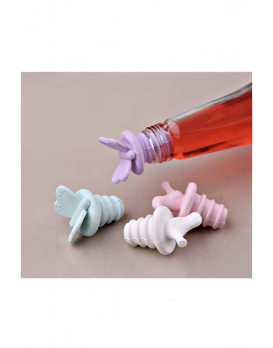 Kuş-Kelebek Şekilli Şişe Yağdanlık Tıpası 1 Adet Royaleks-50808