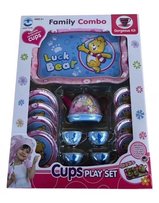 KUT. METAL TEPSILI CAY SETI