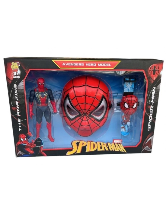 KUT. SPIDERMAN MASKE VE SAAT