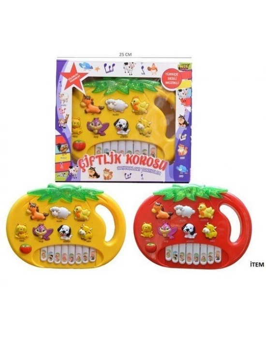 KUT.HAYVAN SESLI PILLI DOMATES