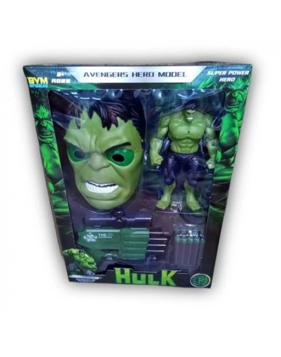 KUT.MASKE HULK DART ATICI SETI