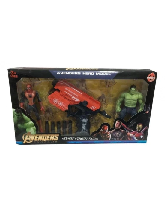 KUT.NORF SILAH &2 LI  KARAKTER SPIDERMEN HULK