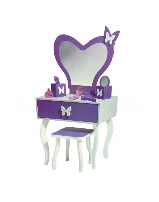 Kutuda Ahşap Makyaj Seti