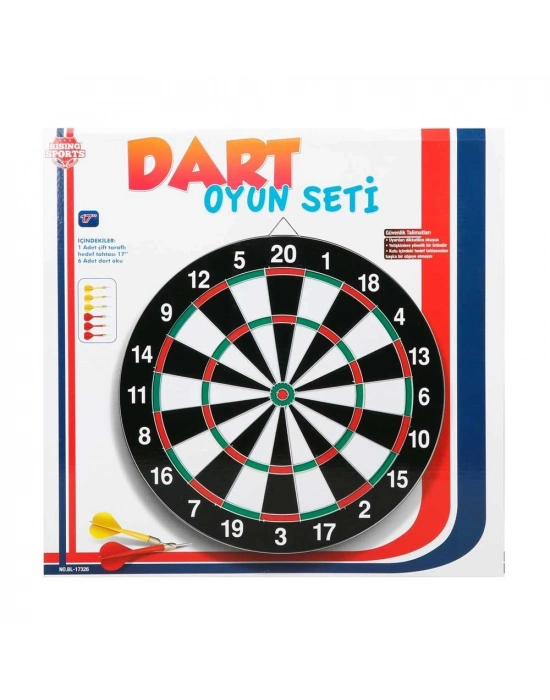 ® Kutulu Çivili 41,5 Cm Dart Oyun Seti