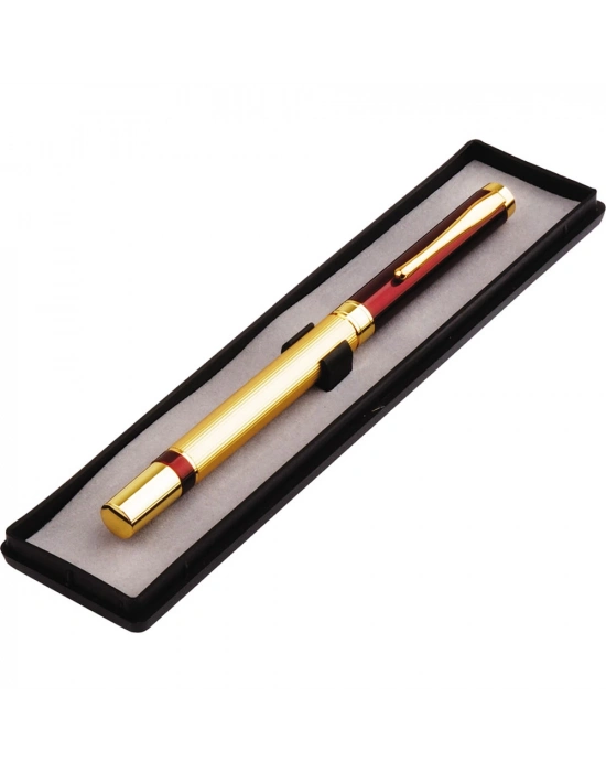 Kutulu Kırmızı Gold Tasarım Roller Kalem