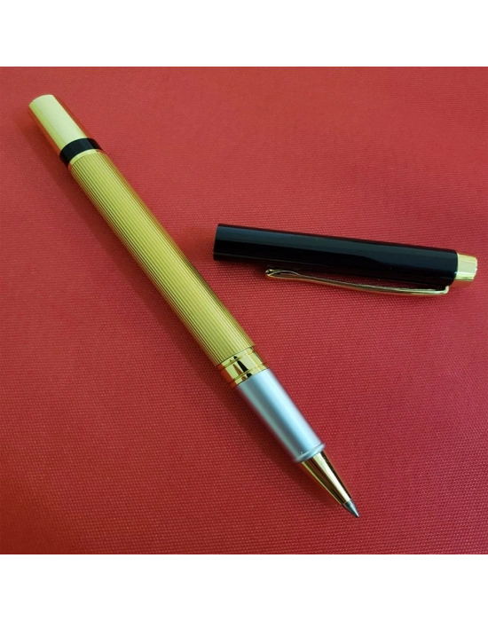 Kutulu Metal Roller Gold Siyah Kalem