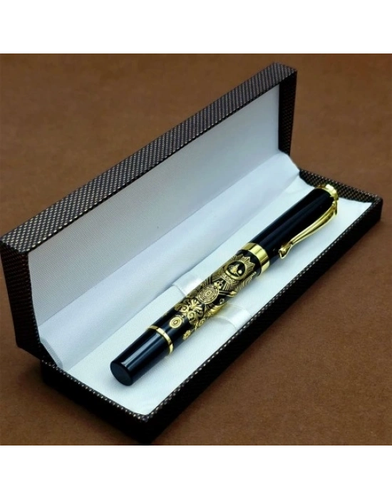 Kutulu Osmanlı Tuğralı Metal Kalem