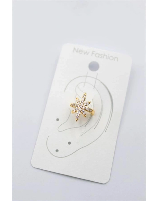 Kutup Yıldızı Kıkırdak Küpe - Altın