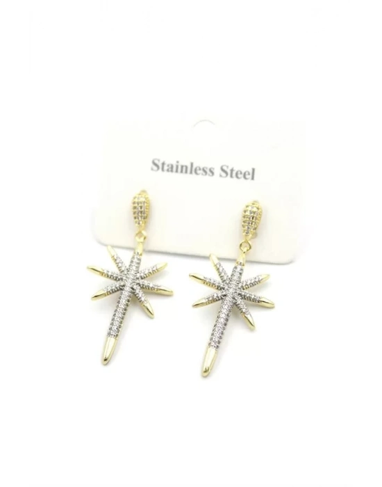 Kutup Yıldızı Küpe - Altın