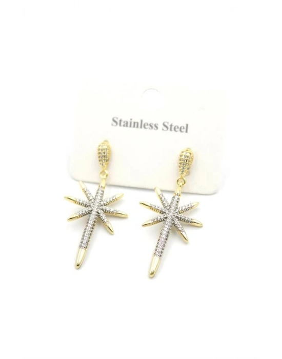 Kutup Yıldızı Küpe - Altın