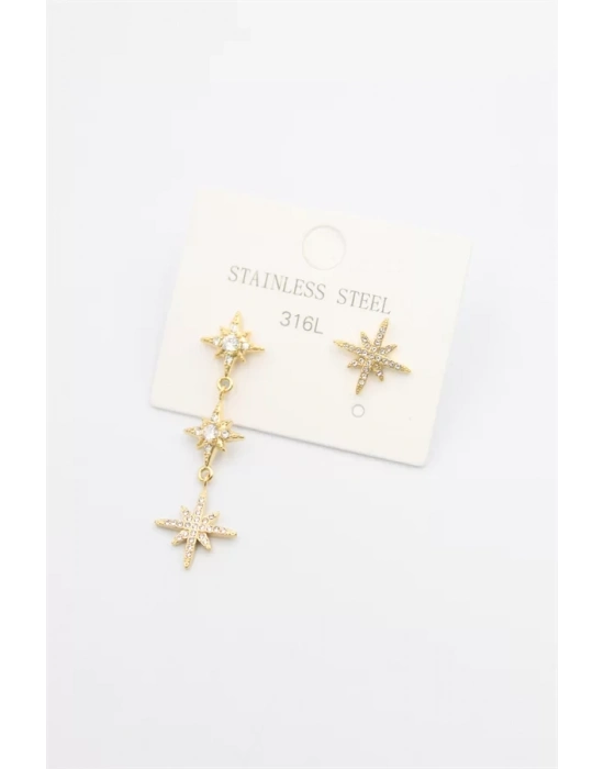 Kuzey Yıldızı Küpe - Altın