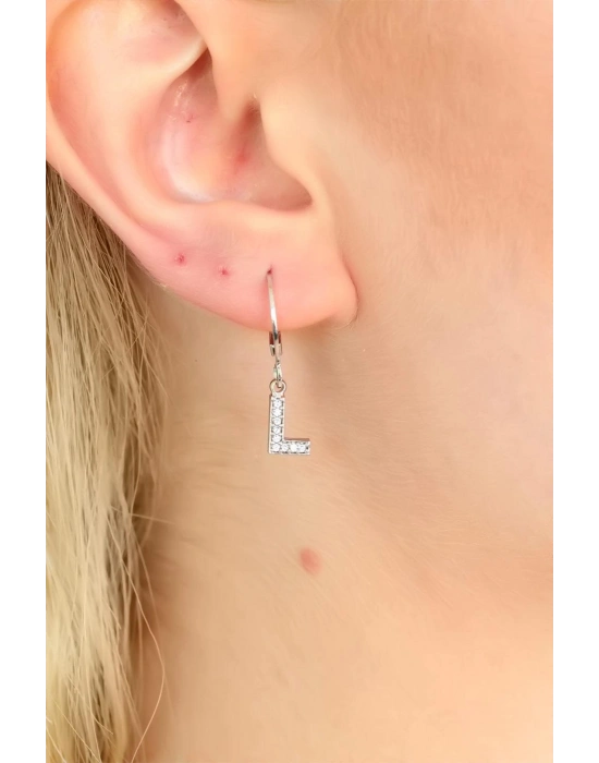 ® L Harf Bayan Küpe