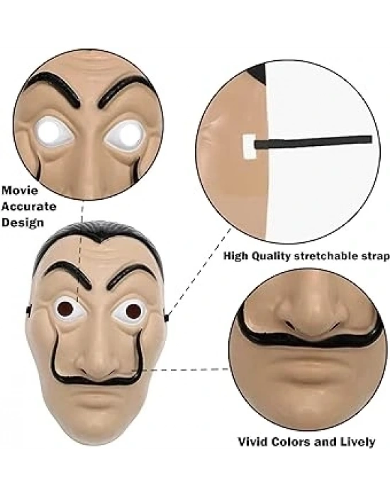 La Casa De Papel Salvador Dali Maskesi Orjinal İthal Ürün