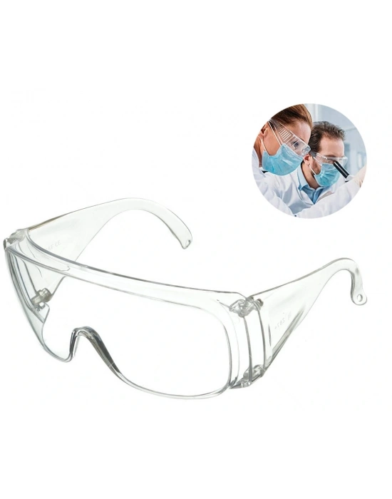 Laboratuvar Gözlüğü / Çapak Gözlüğü Sarı