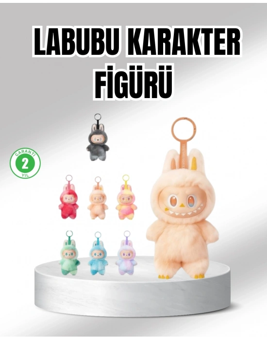 Labubu Peluş Oyuncak – Koleksiyonluk Yumuşak Dekoratif Figür 20 cm