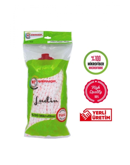 Ladin Mikrofiber Renkli Mop 1 Adet Royaleks-WM402
