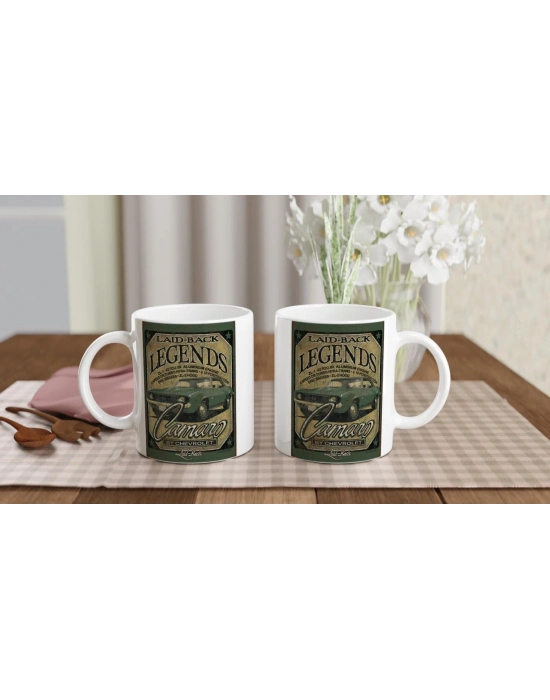 Laid-Back Camaro Efsanesi Temalı Retro Kupa Bardak