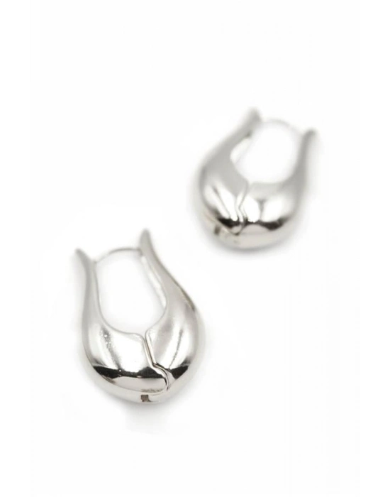 Lale Küpe - Gümüş