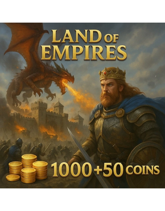 Land of Empires 1000 + 50 Coins