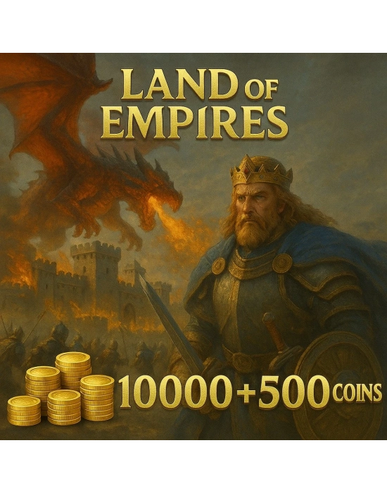 Land of Empires 10000 + 500 Coins