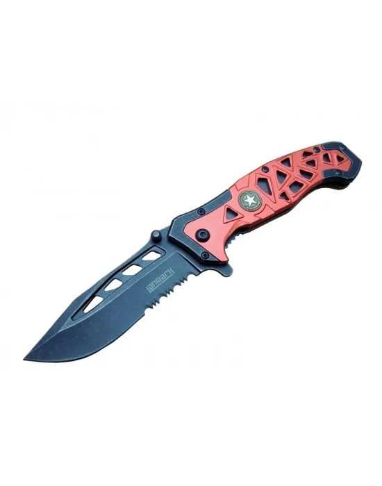 Lanmark Mx50 Testereli Outdoor Çakı 21 Cm - Otomatik, Kemerlikli
